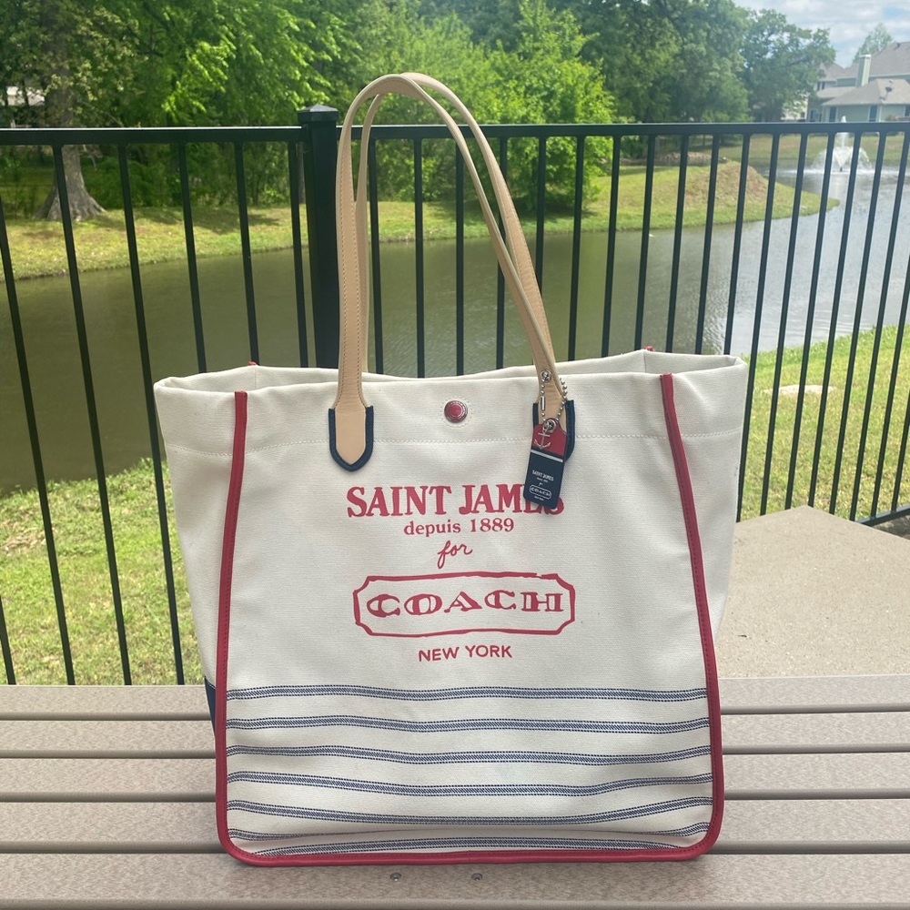 Coach St. James Canvas Tote